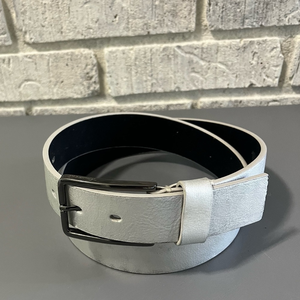 Kenneth Cole silver belt Size 36